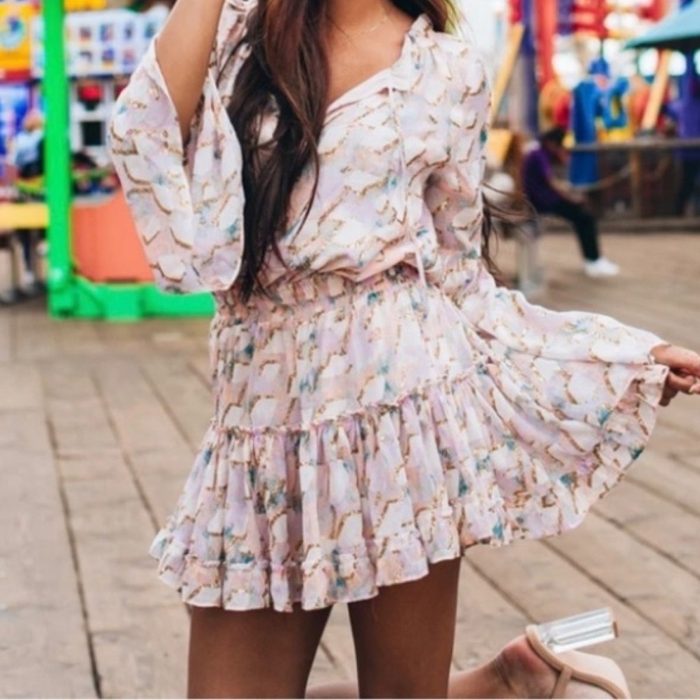 COPY - Buddy Love Zozo Magical ruffle mini dress NWOT
